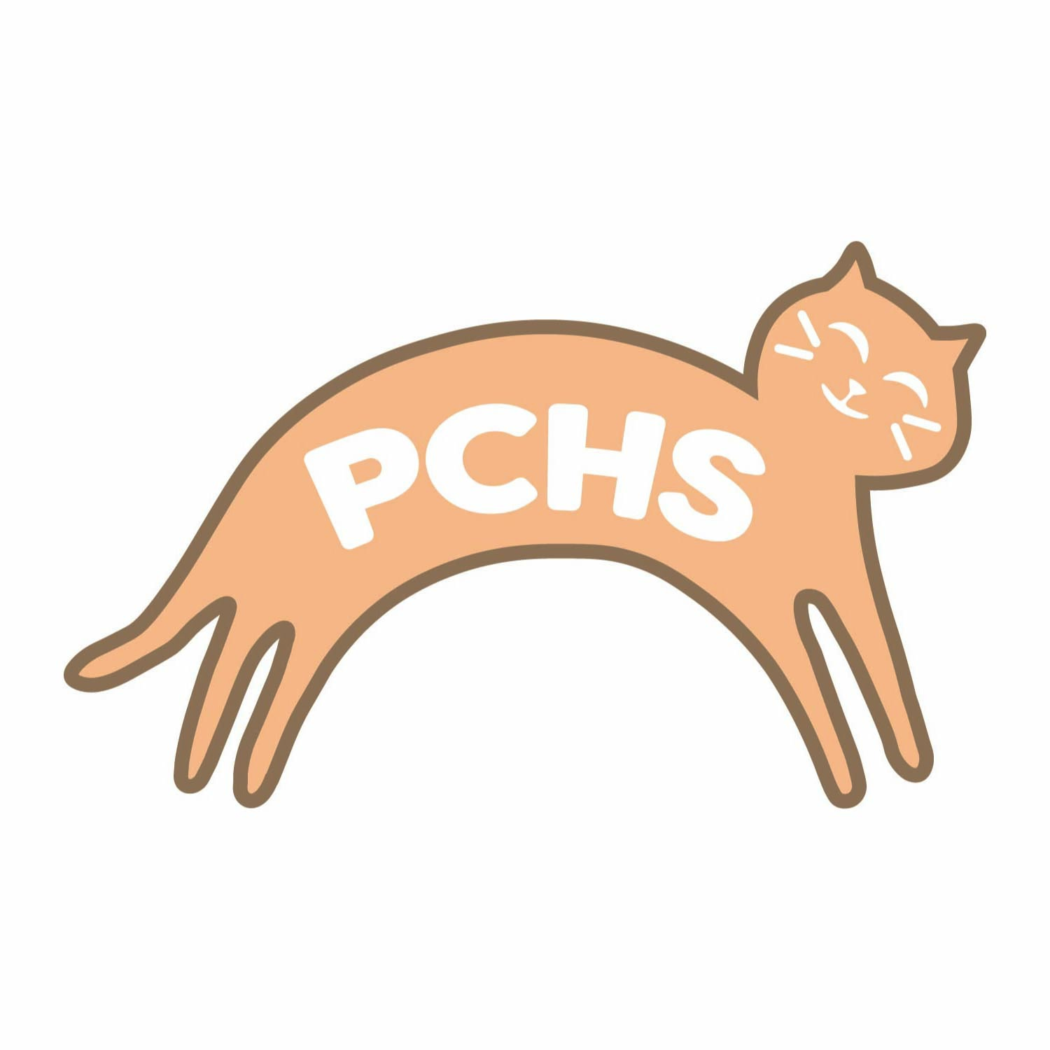 Cat label with PCHS written on it.