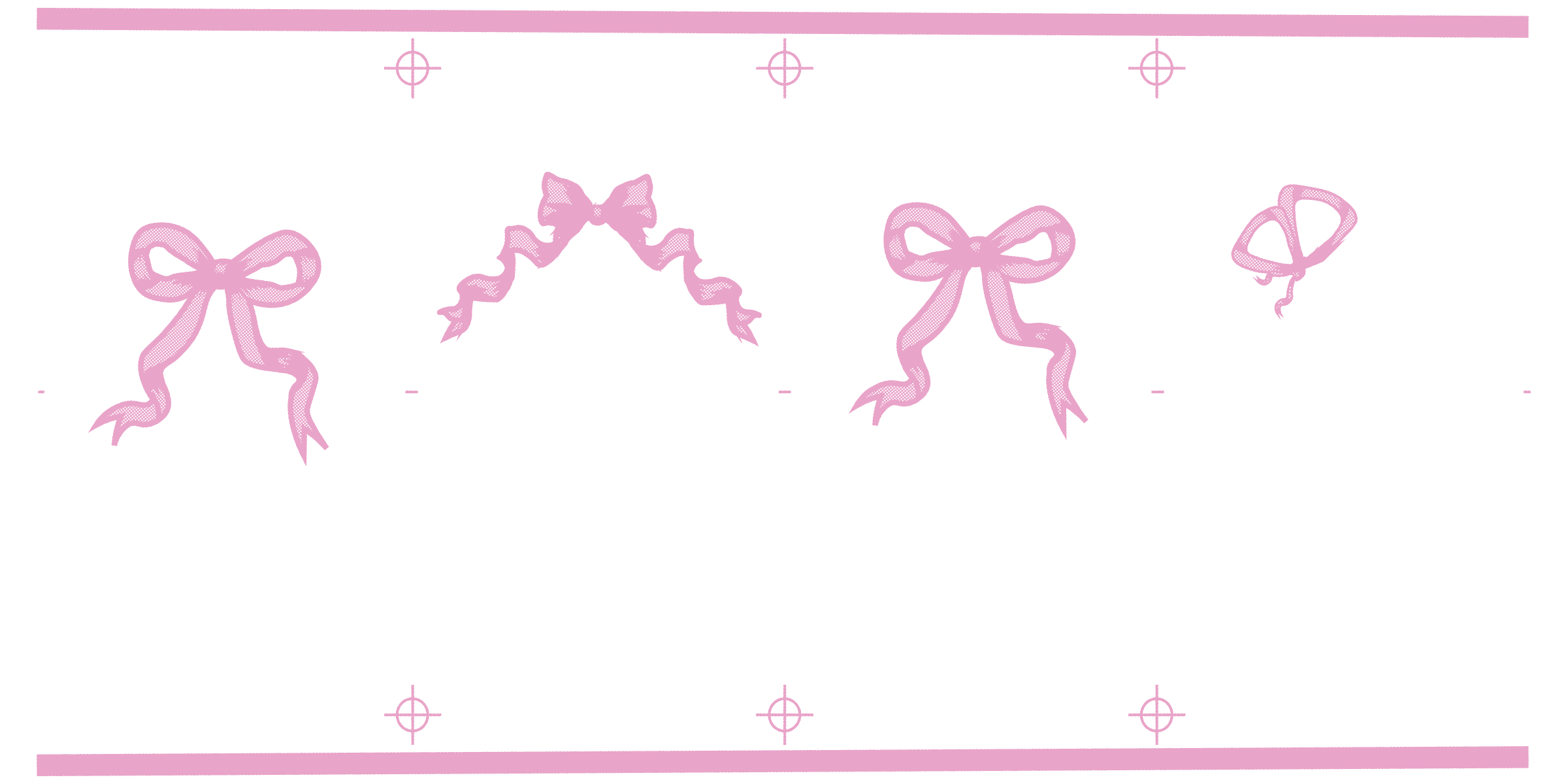 Separated tiff file of letters in pink.